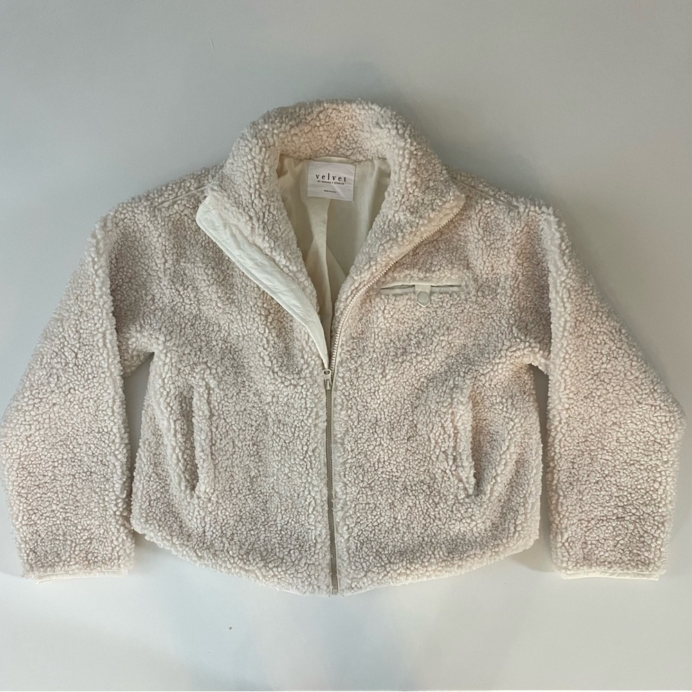 Velvet By Graham & Spencer Sherpa Jacket | Size XS NWOT